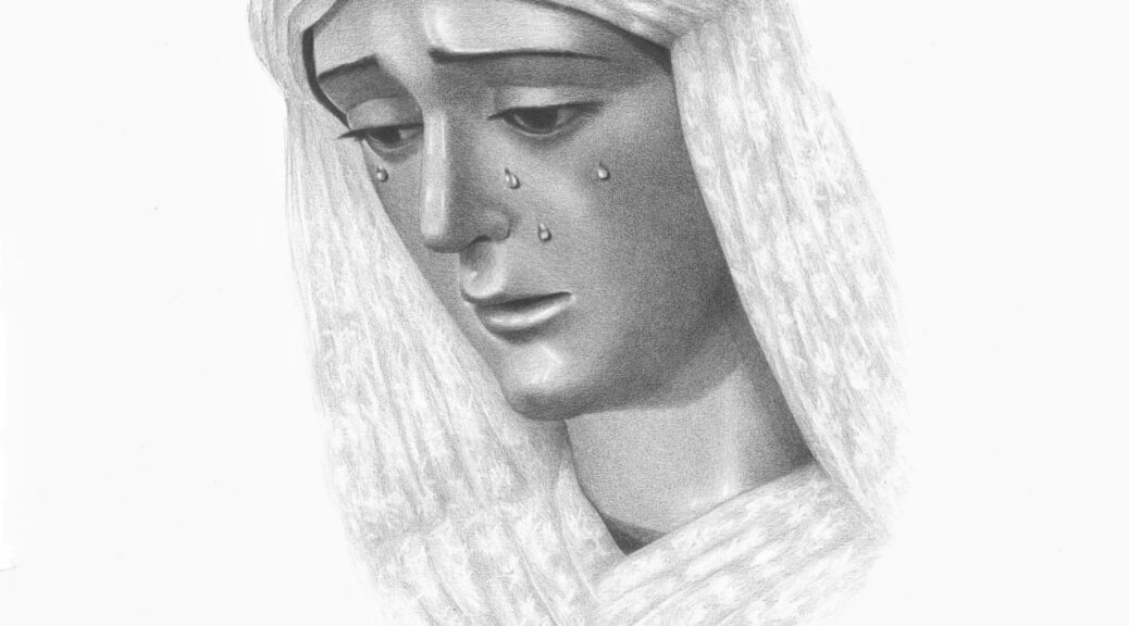 Pintura conmemorativa del centenario de la bendición de María Santísima de la Candelaria.